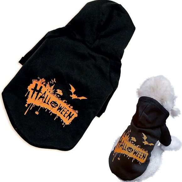 MESHEEN Dog Hoodie for Puppy and Kitty Made of Soft Comfortable Fabric Print MD - Picture 1 of 6